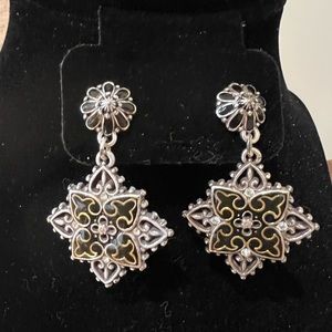 Brighton two tone earrings